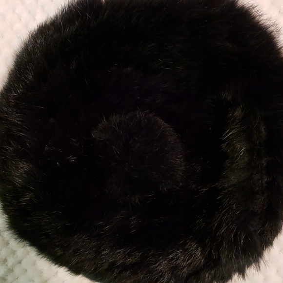 Real Rabbit Fur Beanie - Picture 3 of 3
